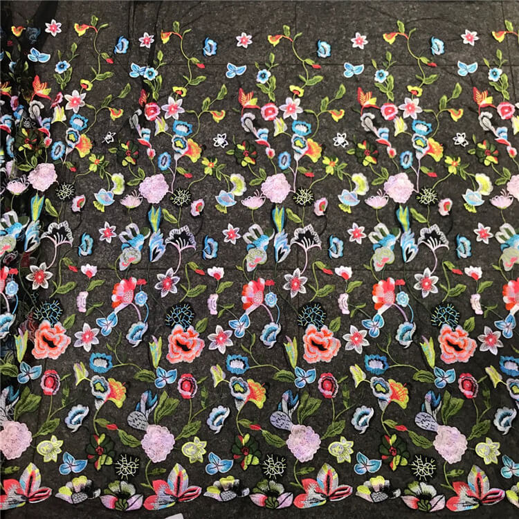 Embroidered Fabric Women's Polyester for Women's Wear Wholesale Suppli 4